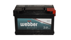 Webber Autobatéria 12V, 74AH, 680A,WA0740