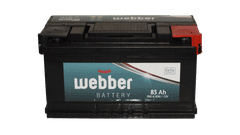 Webber Autobatéria 12V, 85 Ah, 780A, WA0850
