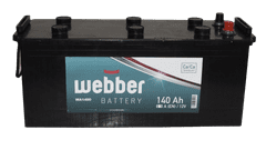 Webber Autobatéria 12V, 140AH, 800A,WA1400
