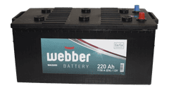 Webber Autobatéria 12V, 220 Ah, 1150A,WA2200