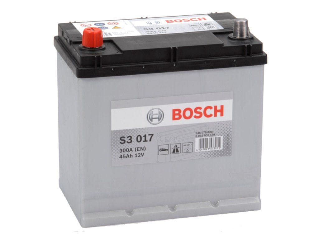 Bosch S3 003 Batteria Auto 12V 45Ah 400A/EN : : Auto e Moto