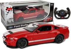 Lean-toys R/C Ford Shelby Rastar 1:14 Červený s diaľkovým ovládaním