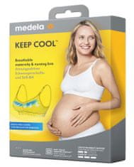 Medela Tehotenská a dojčiaca podprsenka Keep Cool, čierna, XL - zánovné