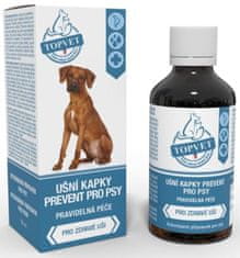 Topvet Ušné kvapky prevent pre psov 50 ml