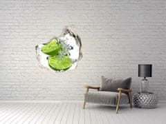 Wallmuralia.sk Diera 3D fototapety na stenu Lime pod vodou 75x75 cm