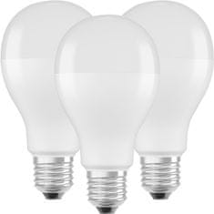 Osram 3x LED žiarovka E27 A60 19W = 150W 2452lm 4000K Neutrálna biela 200°