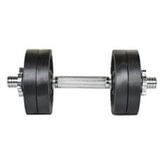 LIFEFIT  Činka nakladacia Lifefit jednoručný 12 kg, 30mm tyč/4x kotúč