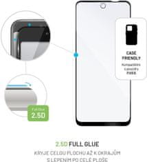 FIXED ochranné sklo Full-Cover pro Motorola Moto E32s, s lepením přes celý displej, čierna
