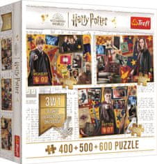 Trefl Puzzle Harry Potter: Ron, Hermiona a Harry 400 + 500 + 600 dielikov