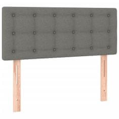 Petromila vidaXL Boxspring posteľ s matracom tmavosivá 90x190 cm látka