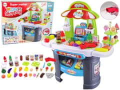 Lean-toys Súprava supermarketov Potraviny pre deti