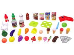 Lean-toys Súprava supermarketov Potraviny pre deti