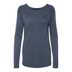 Vero Moda Dámsky sveter VMNELLIE Relaxed Fit 10220902 China Blue (Veľkosť XXL)