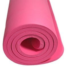 Protišmyková fitness podložka na cvičenie, 1,5cm, ružová F-932-RU