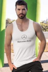 Superpotlac Pánske tielko s logom auta Mercedes Benz, Čierna S