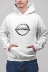 Superpotlac Pánska mikina s logom auta Nissan, Čierna XL
