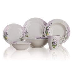 Banquet Tanier porcelánový dezertná LAVENDER 19 cm, súprava 6 ks