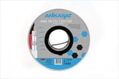sapro Koaxiálny kábel Profi ANKASAT ANK SK-CU, 120/100m, PVC, 7mm, biely cievka