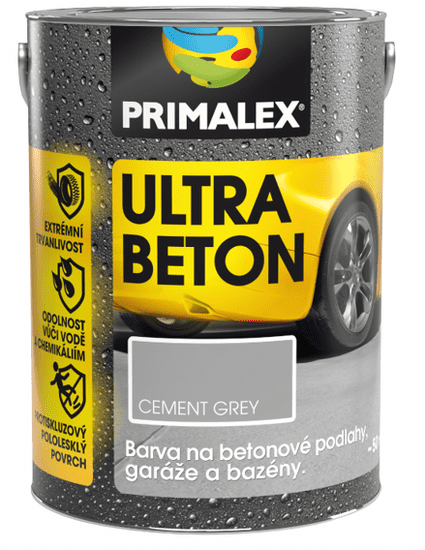 Primalex ULTRA BETON - Jednozložkový náter na betón (carbon grey, 0,75 L)