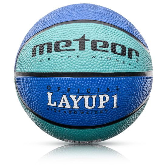 Meteor Basketbalová lopta LAYUP veľ.1, modrá D-383