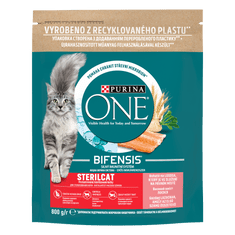 Purina ONE STERILCAT losos 8x800 g