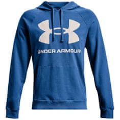 Under Armour Mikina modrá 193 - 197 cm/XXL Rival Fleece Big Logo Hoodie