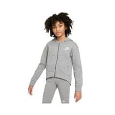 Nike Mikina sivá 137 - 146 cm/M Club Flc FZ Hoodie Lbr