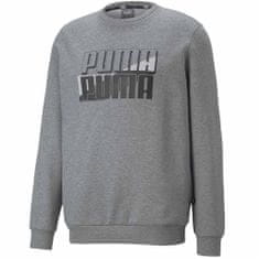 Puma Mikina sivá 176 - 181 cm/M Power Logo