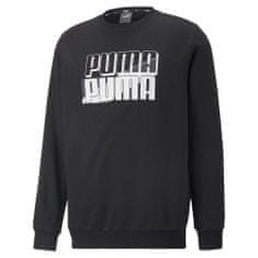 Puma Mikina čierna 188 - 191 cm/XL Power Logo