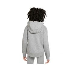 Nike Mikina sivá 137 - 146 cm/M Club Flc FZ Hoodie Lbr