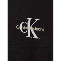 Calvin Klein Mikina čierna 158 - 162 cm/XS Monologo Hoodie