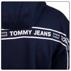 Tommy Hilfiger Mikina tmavomodrá 174 - 178 cm/M Tjm Tommy Tape Hoodie