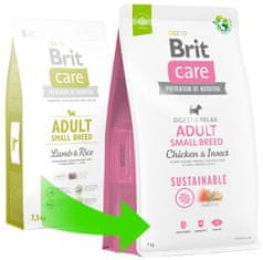 Brit Care Dog Sustainable Adult Small Breed, 7 kg