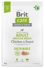 Brit Care Dog Sustainable Adult Medium Breed, 3 kg