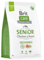 Brit Care Dog Sustainable Senior, 3 kg