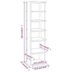 Petromila vidaXL Skrinky na topánky 2 ks čierne 27,5x27x102 cm