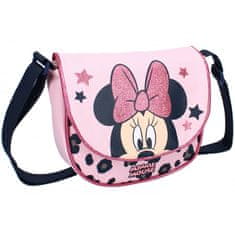 Vadobag Dievčenská taška cez rameno Minnie Mouse s trblietavou mašľou - Disney