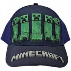 Fashion UK Detská šiltovka Minecraft - modrá