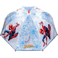 Vadobag Detský transparentný dáždnik Spiderman