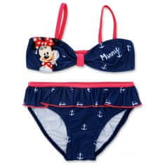 SETINO Dievčenské dvojdielne plavky Minnie Mouse - modré
