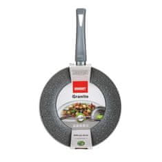 Banquet Panvica WOK s nepriľnavým povrchom GRANITE PR 28 x 8 cm, indukcia, súprava 4 ks