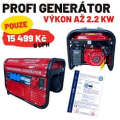 eoshop Elektrocentrála AGREGÁT GENERÁTOR 2,2 kW 5,5HP