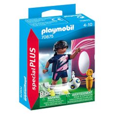 Playmobil Futbalista , panáčik s loptou, 8 dielikov, 70875