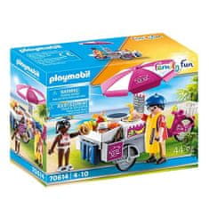 Playmobil Stánok na palacinky , Prázdniny, 44 dielikov, 70614