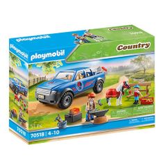 Playmobil Mobilný kováč , Jazdecký dvor, 51 dielkov