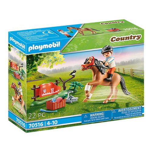 Playmobil Poník Connemara , Jazdecký dvor, 22 dielikov