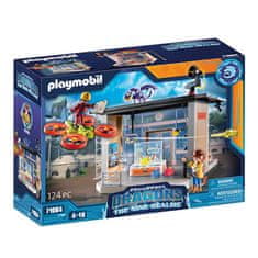 Playmobil Deväť ríš, laboratórium Icaris s vedcami , Ako si vycvičiť draka, 124 dielikov, 71084