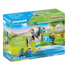 Playmobil Poník a jazdkyňa Playmobl, Jazdecký dvor, 23 dielikov