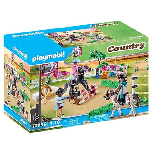 Playmobil Jazdecké preteky , Jazdecký dvor, 188 dielikov, 70996