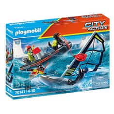 Playmobil Záchrana surferov , Záchranári, 29 dielikov, 70141